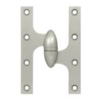 Deltana OK6040B-R 6 Inch x 4 Inch Solid Brass Olive Knuckle Hinge - Right Handed