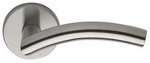 Omnia 45PR Stainless Steel Privacy Leverset