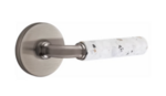 Emtek R-Bar Terrazzo 5109 Select Brass Passage Leverset with Disk Rosette for Left Handed Doors product
