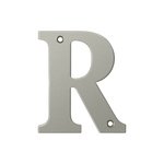 Deltana RL4R Solid Brass 4 Inch House Letter &quot;R&quot;