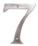 Deltana RN6-7U Solid Brass 6 Inch House Number &quot;7&quot; product