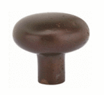 Emtek 86057 Sandcast Bronze Round Cabinet Knob 1 Inch Diameter