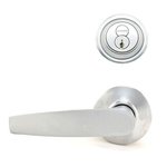 Schlage S210RD-JUP Jupiter Entrance Door Lever Set with Full Size Interchangeable Core
