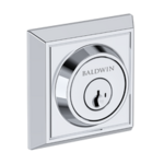 Baldwin SC.CHD.SMC Reserve Chamfered Square Single Cylinder Deadbolt with SmartKey C Keyway Cylinder product