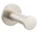 Emtek 2285 Modern Tubular Brass Robe Hook with Rosette