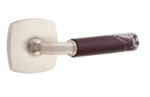 Emtek R-Bar Rosso Levanto Marble 5306 SD Select Brass Single Dummy Lever with Urban Modern Rosette for Left Handed Doors product