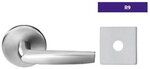 ASSA Abloy Accentra TCR9RL255 Single Dummy Trim Thru Bolted Tubular Lock with TC Lever and R9 Rose
