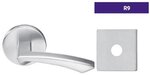 ASSA Abloy Accentra TJR9RL255DRH Double Dummy Tubular Lock Trim with TJ Lever and R9 Rose Right Hand