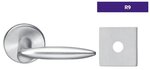 ASSA Abloy Accentra TKR9RL202LH Left Hand Privacy Bedroom Bath Tubular Lock with TK Lever and R9 Rose