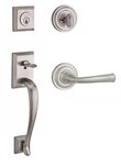 Baldwin FDNAPxFEDTRR Reserve Napa Full Dummy Handleset with Federal Lever and Traditional Round Rosette