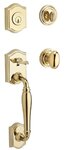 Baldwin FDWESxELLTRR Reserve Westcliff Full Dummy Handleset with Ellipse Knob and Traditional Round Rosette