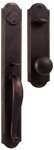 Weslock 7680 Wiltshire Molten Bronze Collection Single Cylinder Handleset