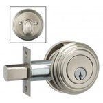 Omnia TRADDBA Traditional Auxiliary Deadbolt From the Prodigy Collection