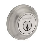 Baldwin DC.TRD.SMT Reserve Traditional Round Double Cylinder Deadbolt with SmartKey Cylinder