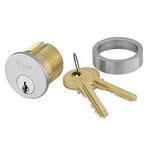 ASSA Abloy Accentra 2153GE118 1-1/8&quot; 6 Pin Mortise Cylinder with GE Keyway product