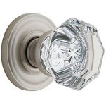 Baldwin Hardware Crystal and Glass Privacy Door Knobs