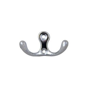 Crown Hardware CHCH8363 Side by Side Double Coat Hook